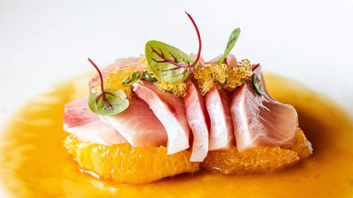 The Hama Chili from Uchi Miami looks like a work of art.