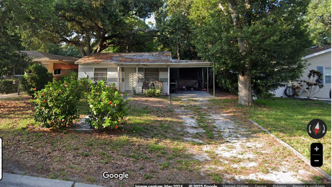 Police visited this Florida home on two occasions. A woman’s body was found during a search of the property, St. Petersburg police say.
