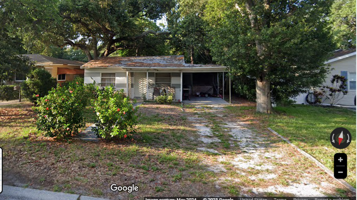 Police visited this Florida home on two occasions. A woman’s body was found during a search of the property, St. Petersburg police say.