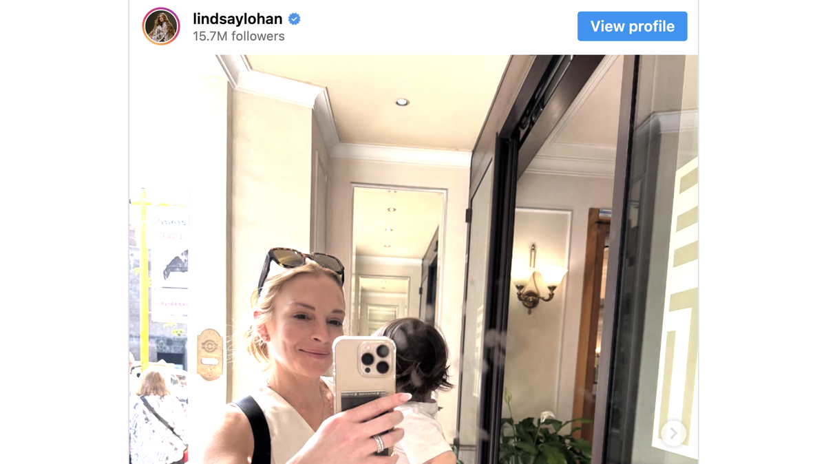 Lindsay Lohan is spending time with her family in Italy as she celebrates another year.