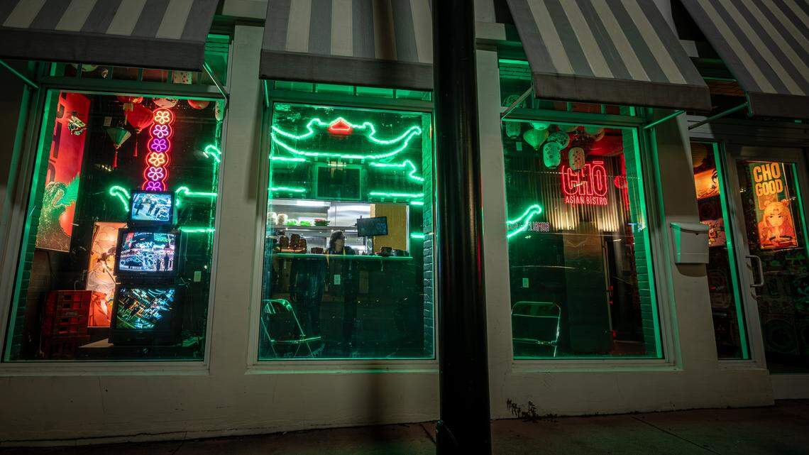 This Miami Beach restaurant transformed into a sleek Asian bistro. Take a look