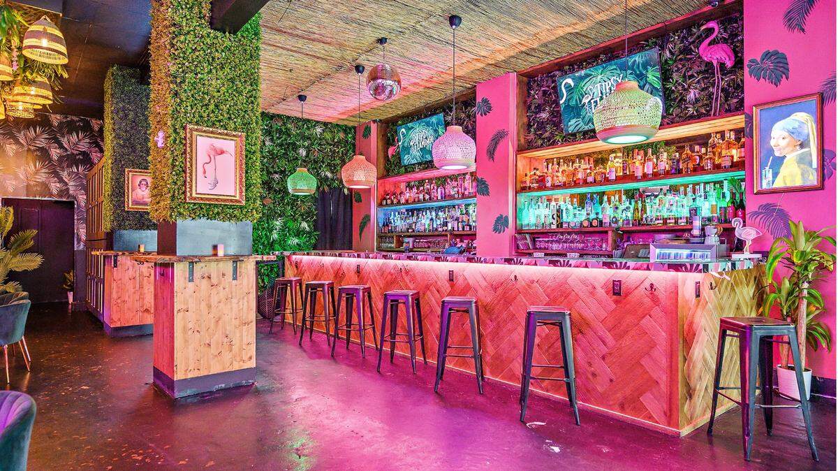Tipsy Flamingo en Miami.