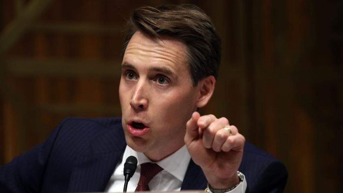 Republican Sen. Josh Hawley.