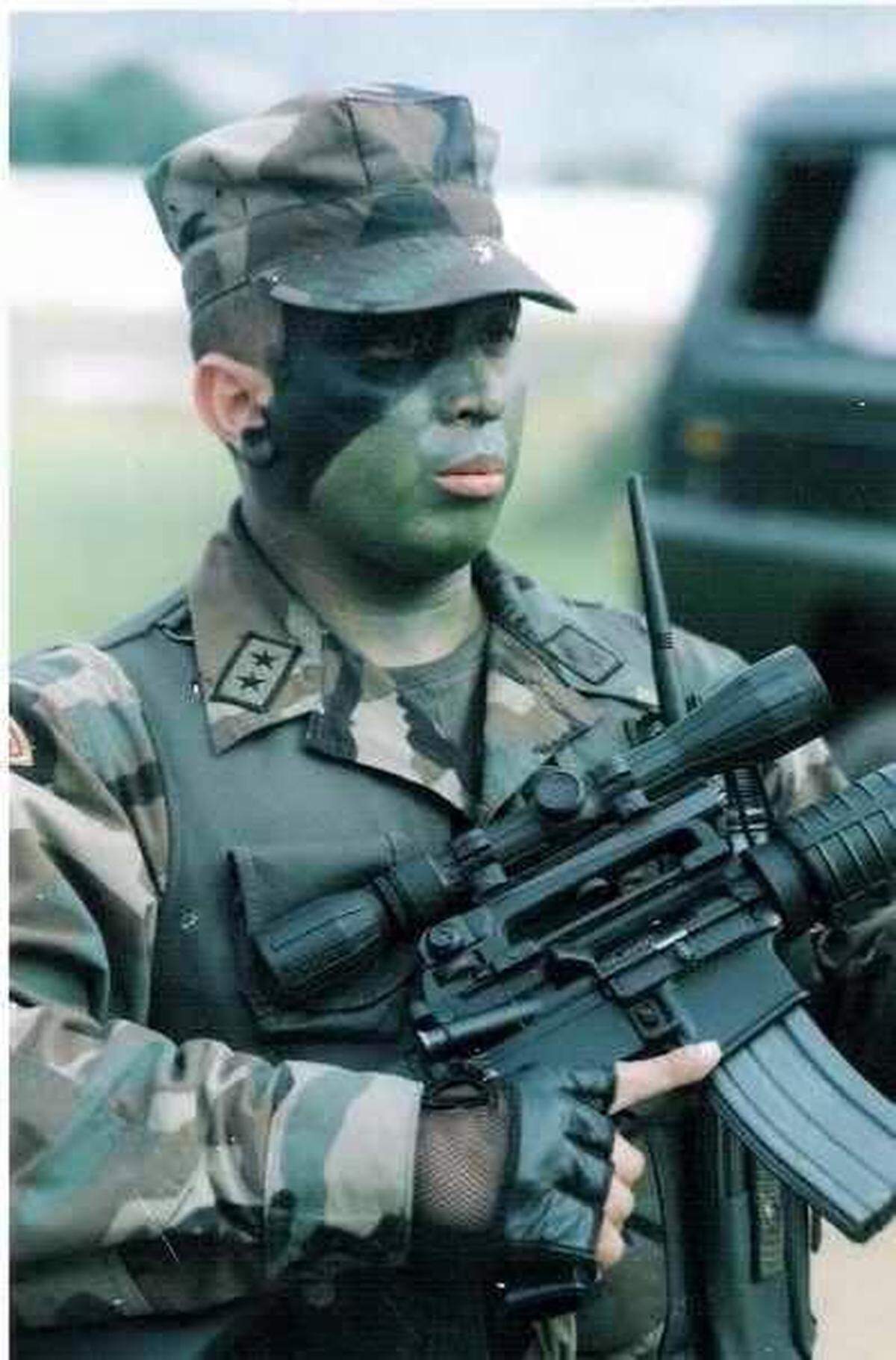 Germán Rodolfo Varela López when he was an active officer in Venezuela.