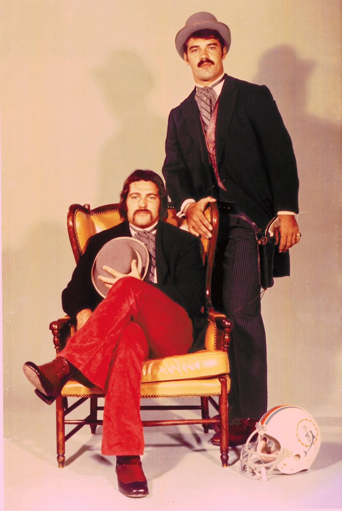 Larry Csonka, Jim Kiick, in photo illustration /milspts