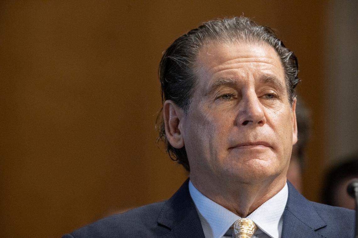 Leandro Rizzuto at a Senate Committee on Foreign Relations hearing to consider his nomination to bePermanent Representative of the United States of America to the Organization of American States on Thursday, May 8, 2025.