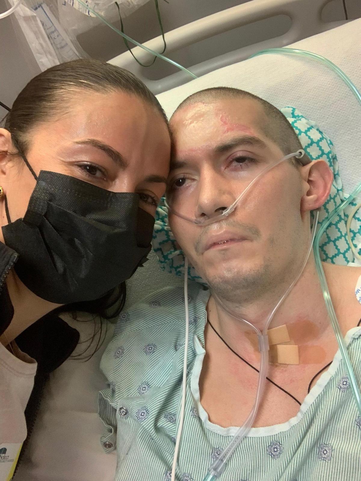 Tatiana De Leon visits her brother, Andy, at the hospital where he is in a vegetative state after he was shot in the head last year. Tatiana says as much as her parents would love to have Andy home, they are elderly and can’t provide the round-the-clock treatment that he needs. The family is in need of help finding a place to continue caring for Andy as his insurance benefits are running out.