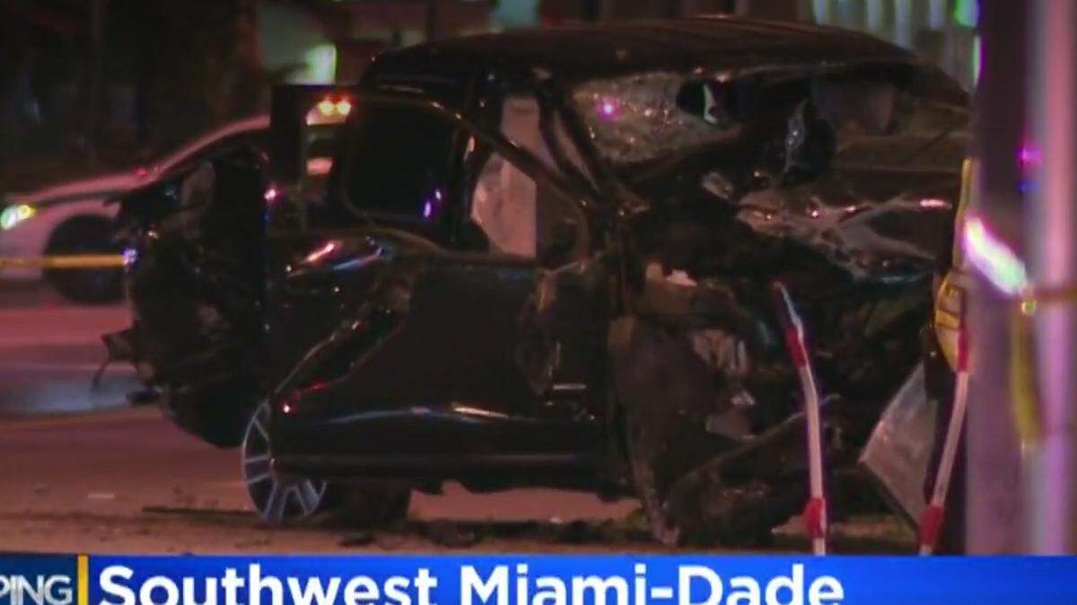 A 7-year-old boy was killed and 3-year-old was sent to the hospital with critical injuries in this Thursday night crash on Bird Road and Southwest 92nd Avenue in Southwest Miami-Dade.