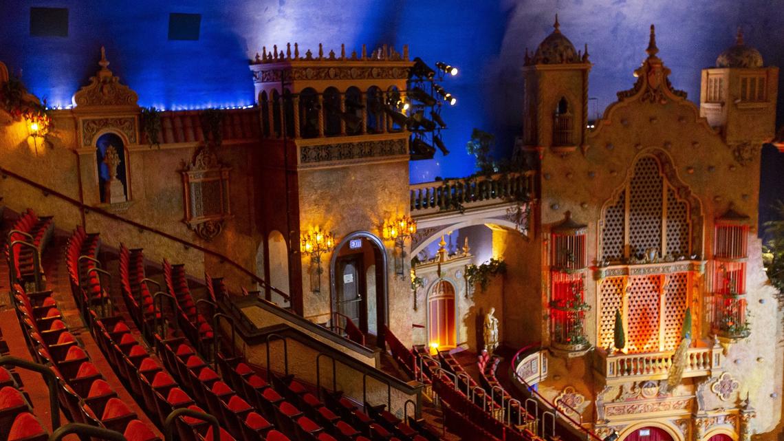 An inside view of the Olympia Theater in downtown Miami on Monday, July 8, 2019. Recent proposals to restore the theater have been presented at the city of Miami, which owns the property.
