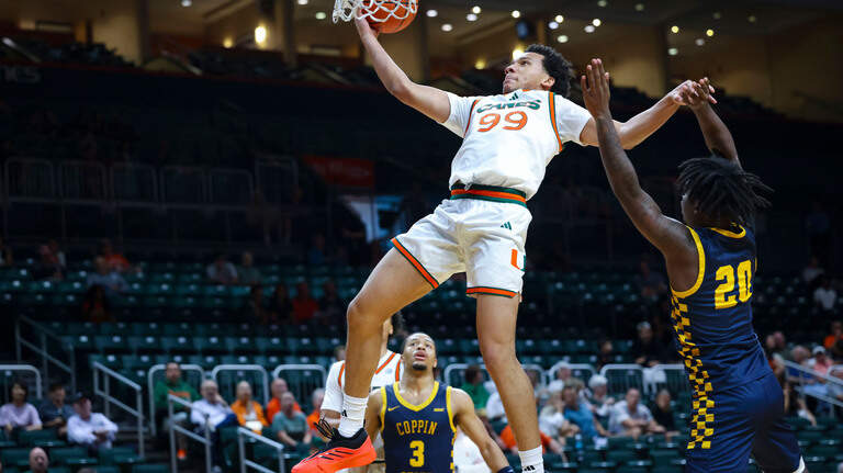 Photo gallery: Miami Hurricanes men’s basketball vs Coppin State Eagles