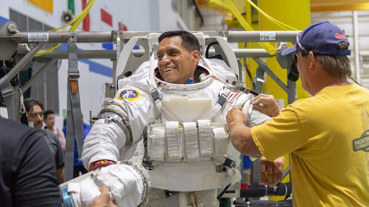 Frank Rubio, who graduated Friday, Jan. 10, 2020, as part of the first class of astronaut candidates in the Artemis program at Johnson Space Center in Houston, is pictured during a training in July 2018. Rubio is a graduate of Miami Sunset High.