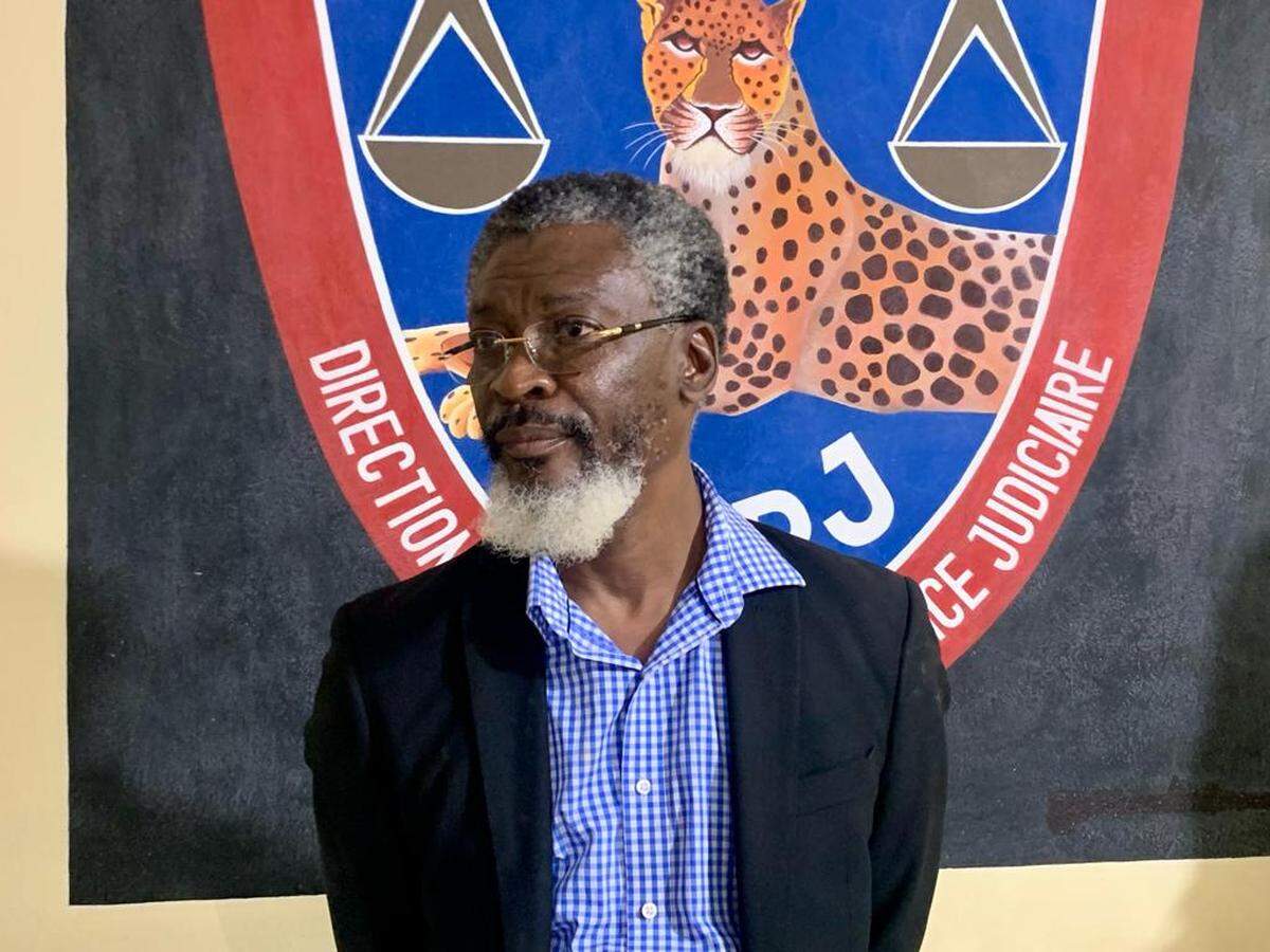 Joseph Félix Badio, accused in the assassination of Haiti President Jovenel Moïse, was arrested Thursday, Oct. 19, 2023 by Haiti National Police at a supermarket in Petionville. He’d been a fugitive since July 7, 2021.