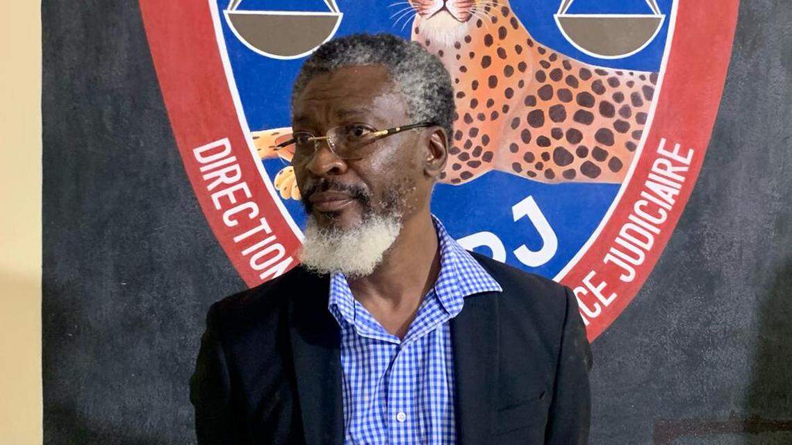 Joseph Félix Badio, accused in the assassination of Haiti President Jovenel Moïse, was arrested Thursday, Oct. 19, 2023 by Haiti National Police at a supermarket in Petionville. He’d been a fugitive since July 7, 2021.