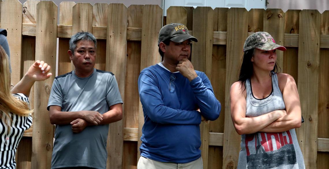 Friends and family of a woman believed to have been dragged by an alligator, wait for words on her. Police say the  woman was walking her dogs near the pond in the 5600 block of Southwest 52nd Street, Davie.