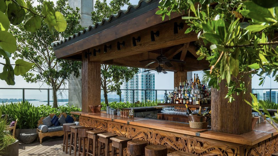 ¿Es este su bar favorito en la azotea de Miami?