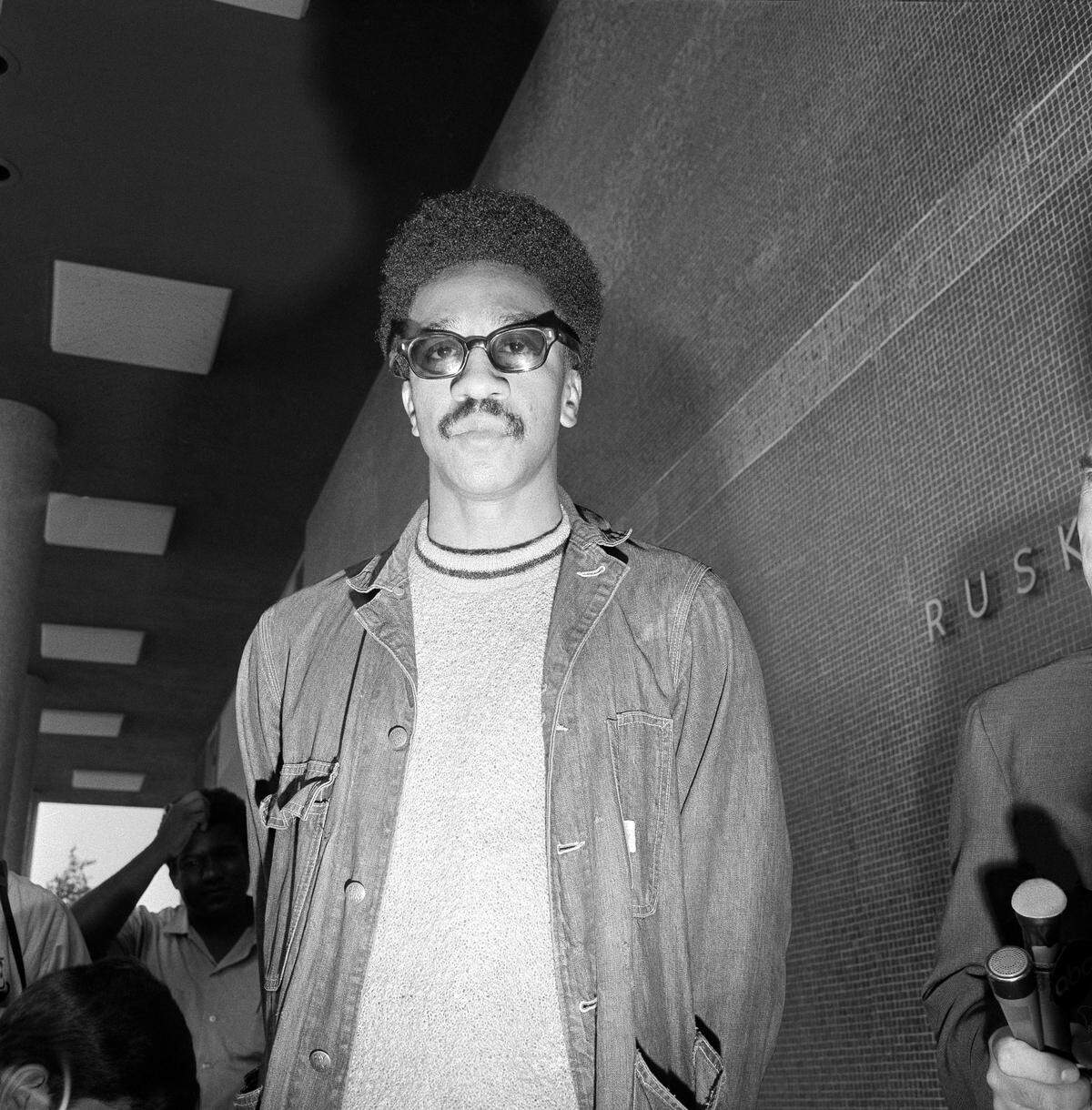 Black power advocate H. Rap Brown, is in New Orleans in June 1967. (AP Photo)