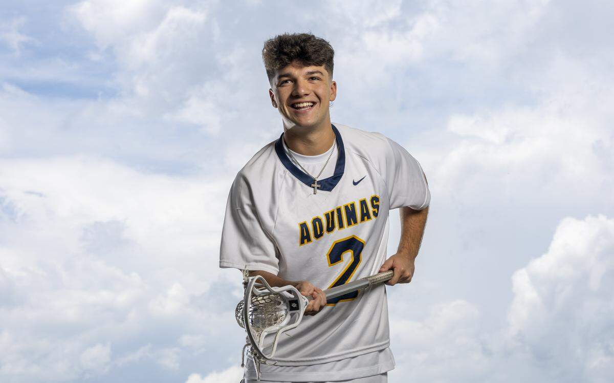 James Finch, Lacrosse, St. Thomas Aquinas High School. All-Broward players photographed at Brian Piccolo Sports Park on Wednesday, May 13, 2026, in Cooper City, Fla.