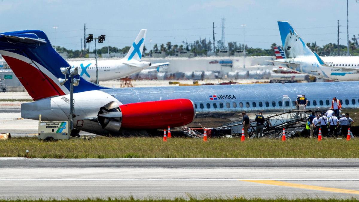 Why did a jet crash-land in Miami? Federal investigators are searching for answers