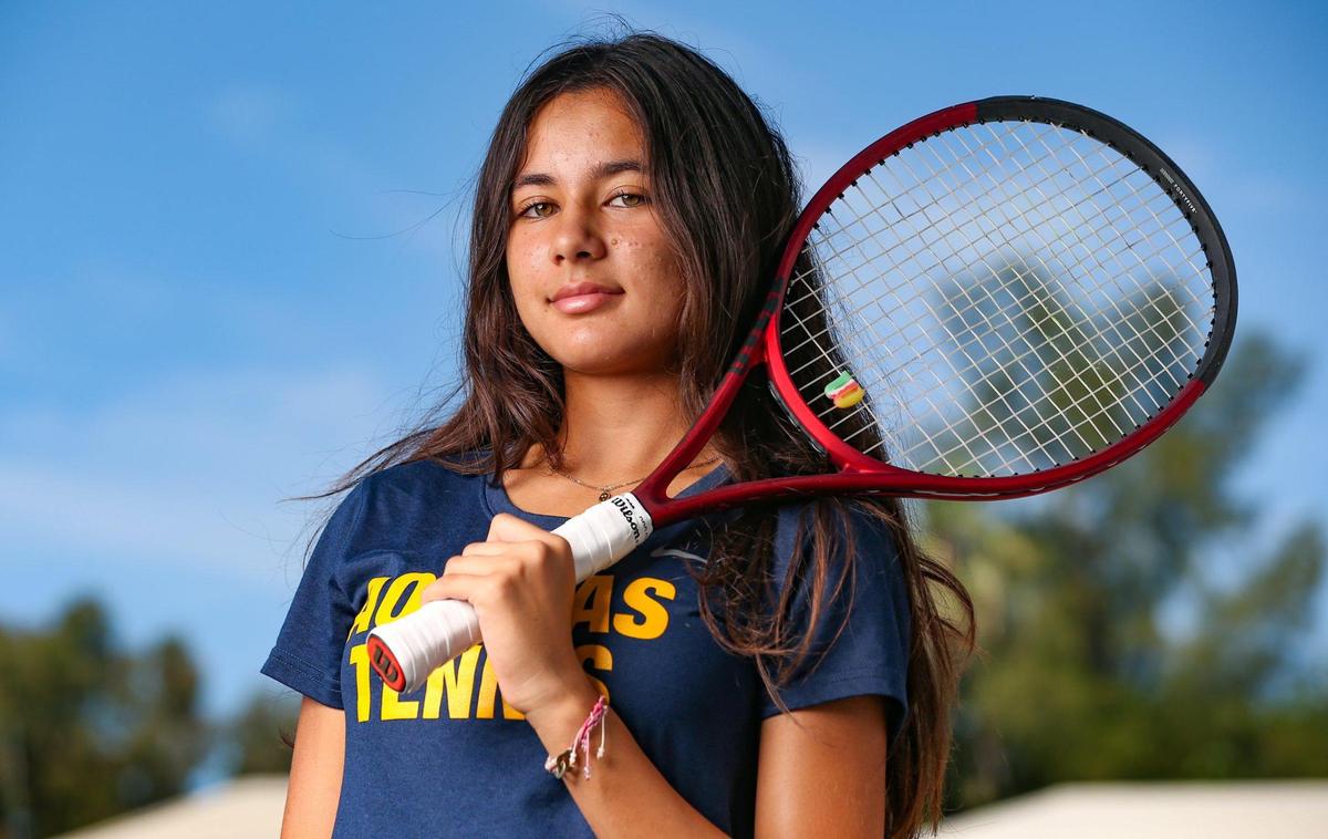 St. Thomas Aquinas’ Chloe Fouhety is the Miami Herald’s Broward Girls’ Tennis Co-Player of the Year