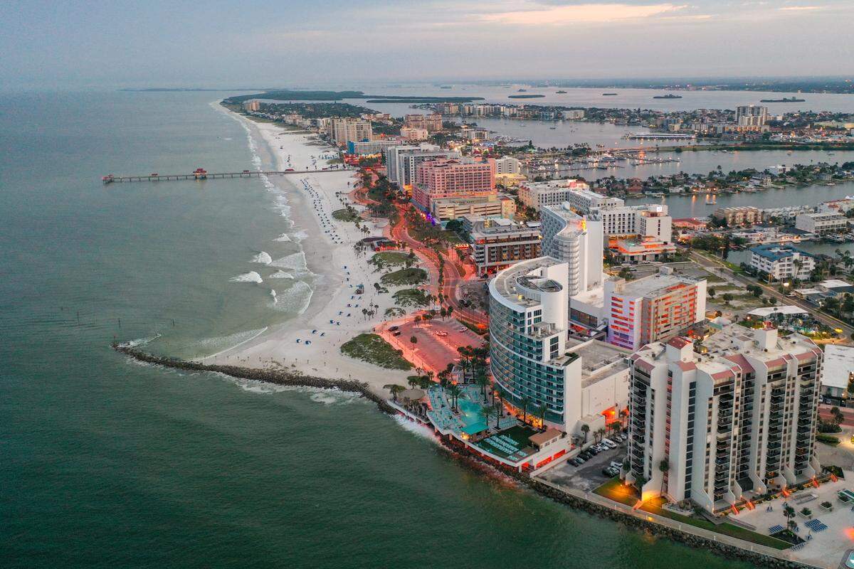 Every suite at the Opal Sol has a balcony with Gulf views — perfect for spotting dolphins and catching Clearwater’s famous sunset glow.