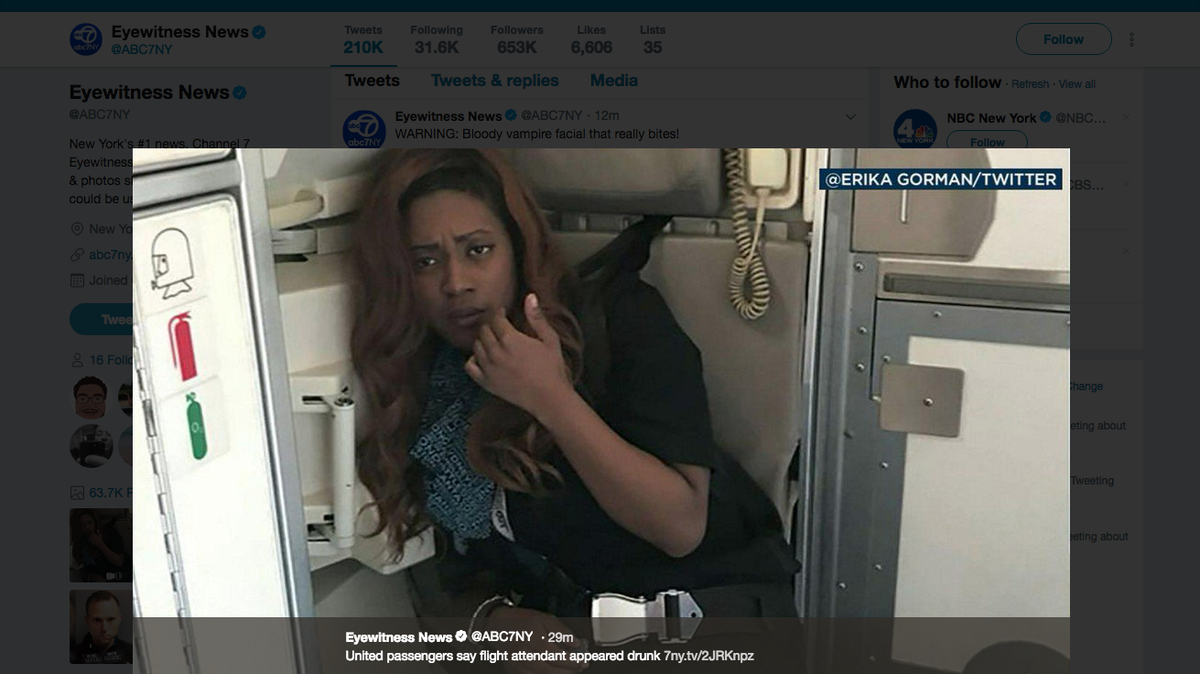 United Airlines said it reimbursed the passengers of a flight from Colorado to North Dakota after a woman said a "belligerent" flight attendant was either "drunk or stoned." The attendant is accused of saying "if your seat belt isn't tight, you (expletive) up."