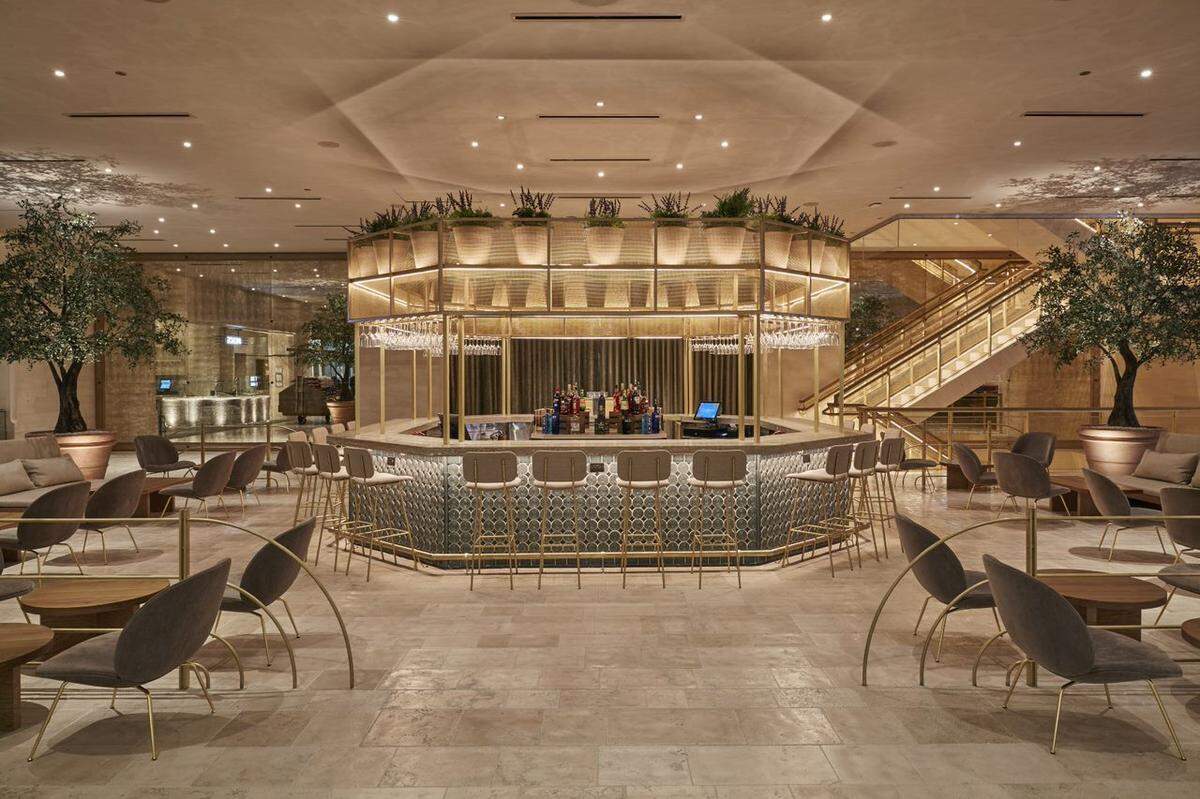 The Aperitivo Bar is open on La Centrale’s second floor.