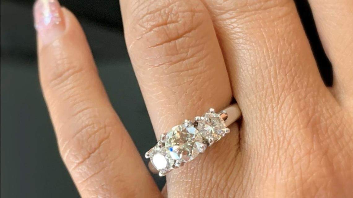 Key West police say they’ve arrested the woman who stole this $15,000 diamond ring in February 2021 from a Key West jewelry store.