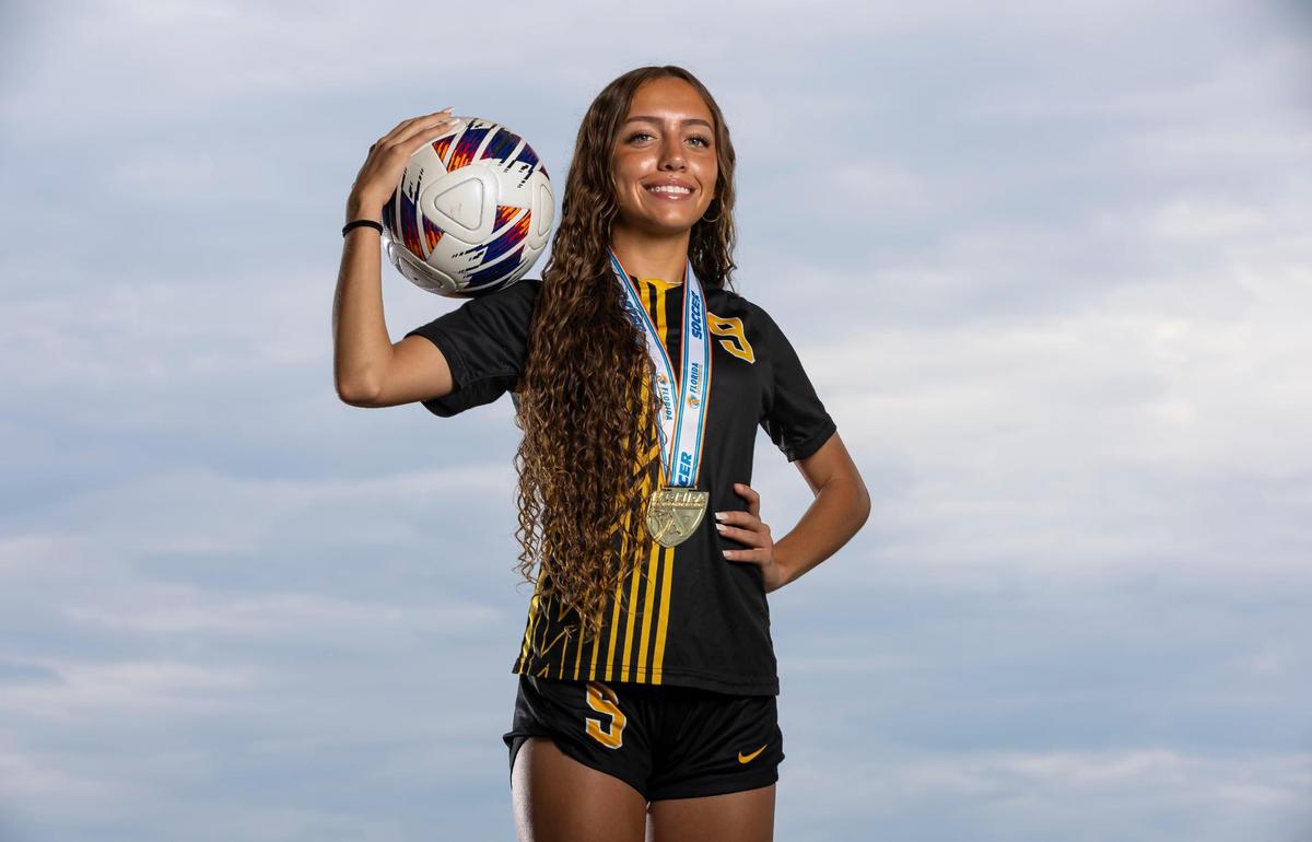 Lily Sargent-Burns of American Heritage is a Broward County Class 7A-5A Girls Soccer Co-Player of the Year.
