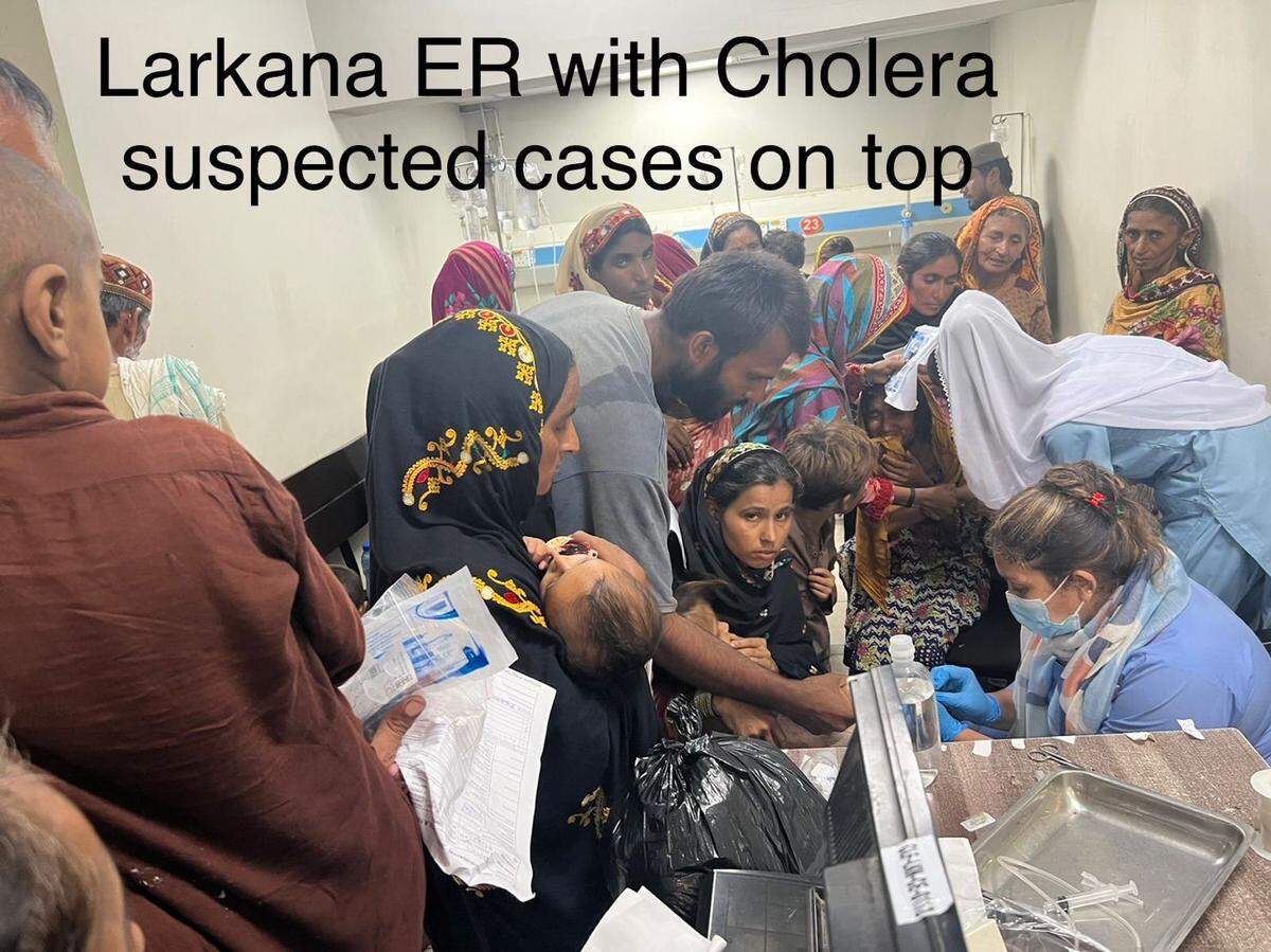 Dozens of Pakistanis seek medical attention inside an emergency room funded by Childlife Foundation. Most of the patients visiting the ERs are falling ill after drinking dirty water.