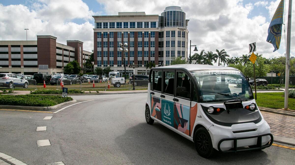 El servicio de transporte Freebee opera en la ciudad de Doral.