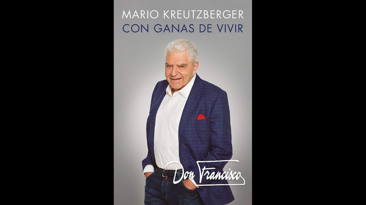 The cover of Mario Kreutzberger’s book, ‘Con ganas de vivir.’