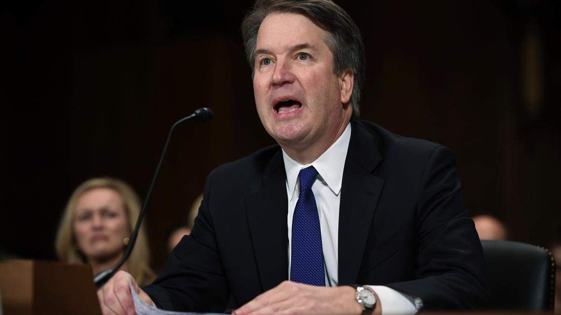 Supreme Court nominee Judge Brett Kavanaugh is sworn in before testifying before the Senate Judiciary Committee, Thursday, Sept. 27, 2018 on Capitol Hill in Washington. (Saul Loeb/Pool Image via AP)
