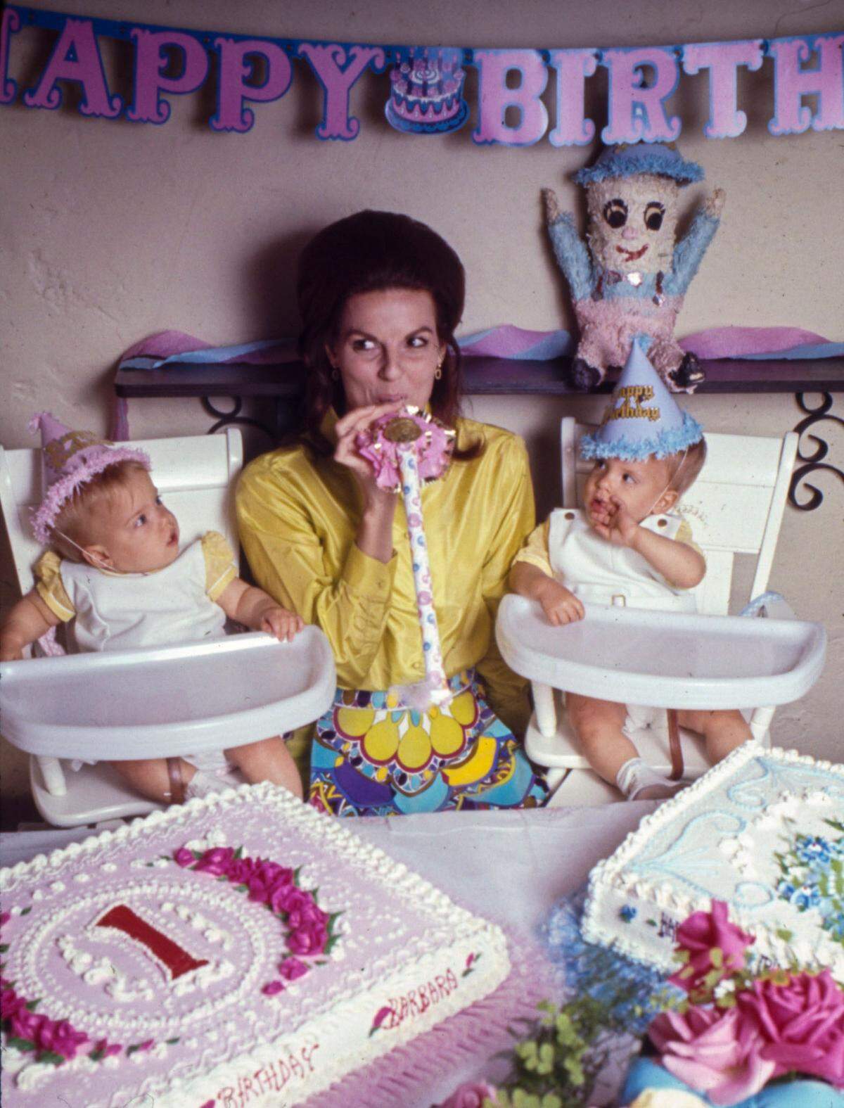 1/4/1970: Battle Vaughan/Miami Herald Staff -- Anita Bryant celebrates the first birthday of her twins, Barbara and Billy... “miracle babies” were not expected to live.