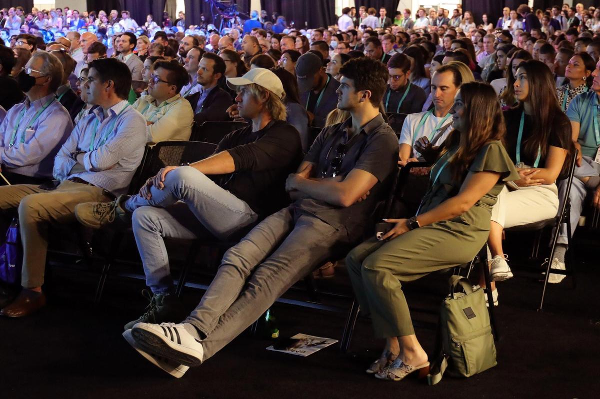 It was a packed house Monday, April 18, 2022, at the two-day eMerge Americas technology and innovation conference at the Miami Beach Convention Center.