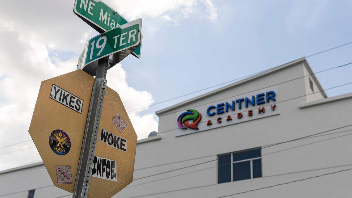 An outside view of the Centner Academy Middle and High School Campus on Friday, Sept. 15, 2023, in Miami, Fla.