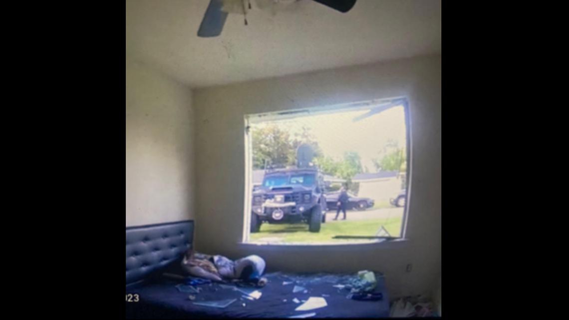 This photo included in the lawsuit shows the home in a “state of disarray.”