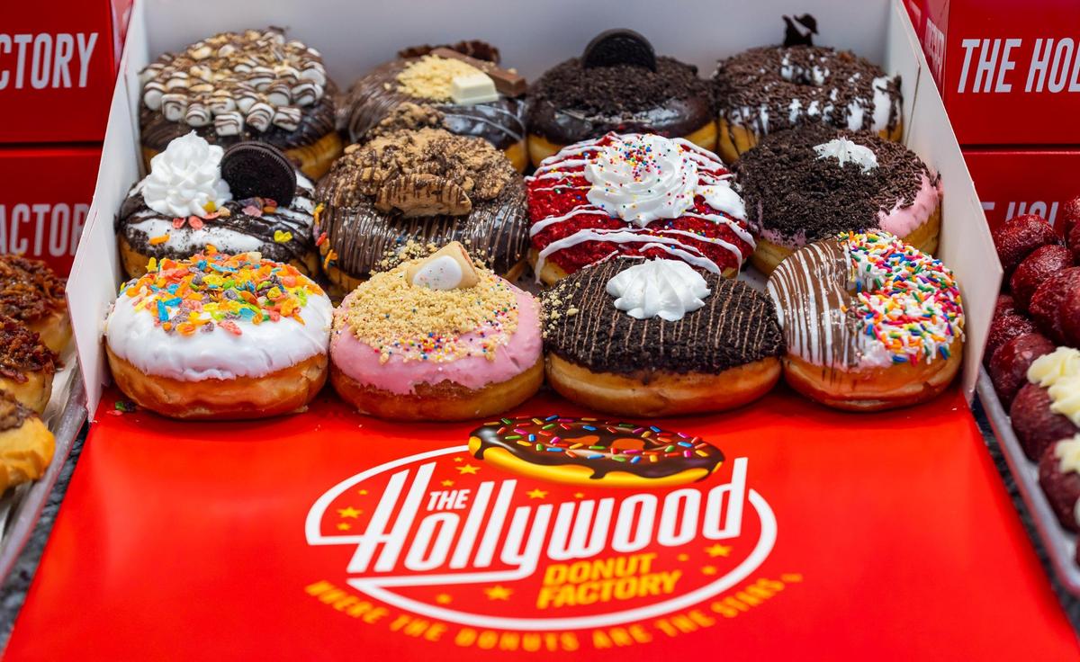 An assortment of doughnuts at Hollywood Donut Factory on Bird Road. The brand is taking over all three Miami-Dade Mojo Donuts locations.
