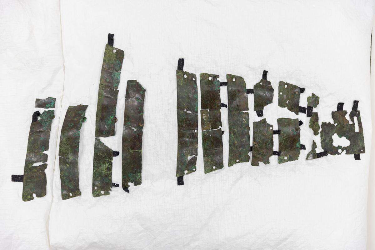 Pieces of the armor were first discovered at the site of a Roman fort in 1906, the museum said.