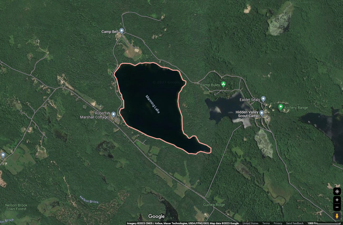 Manning Lake in New Hampshire