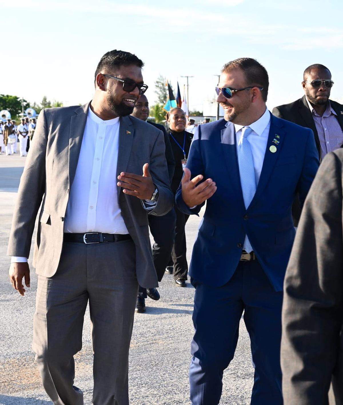 CARICOM leaders arrived in Nassau through the day, June 7, 2023, for meetings on June 8 with US Vice-President Kamala Harris. Vice-President Harris will meet with CARICOM leaders at Atlantis, Paradise Island.