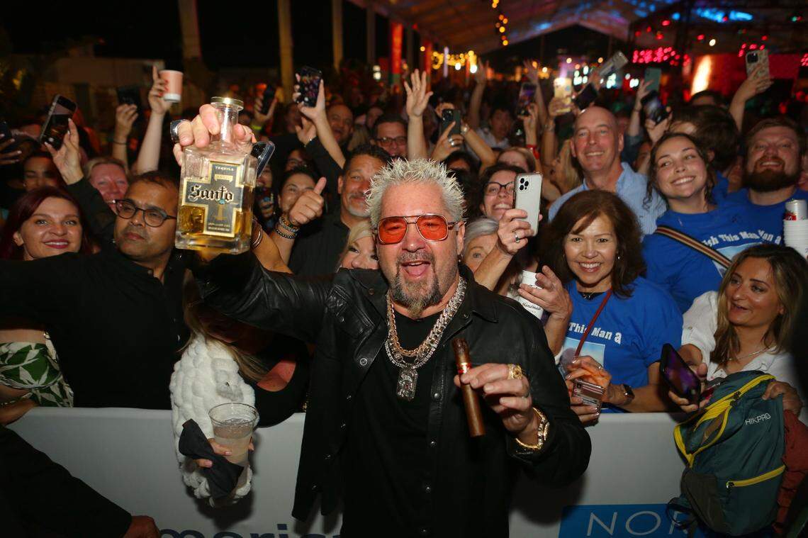 You may run into celebrity chefs like the one and only Guy Fieri.