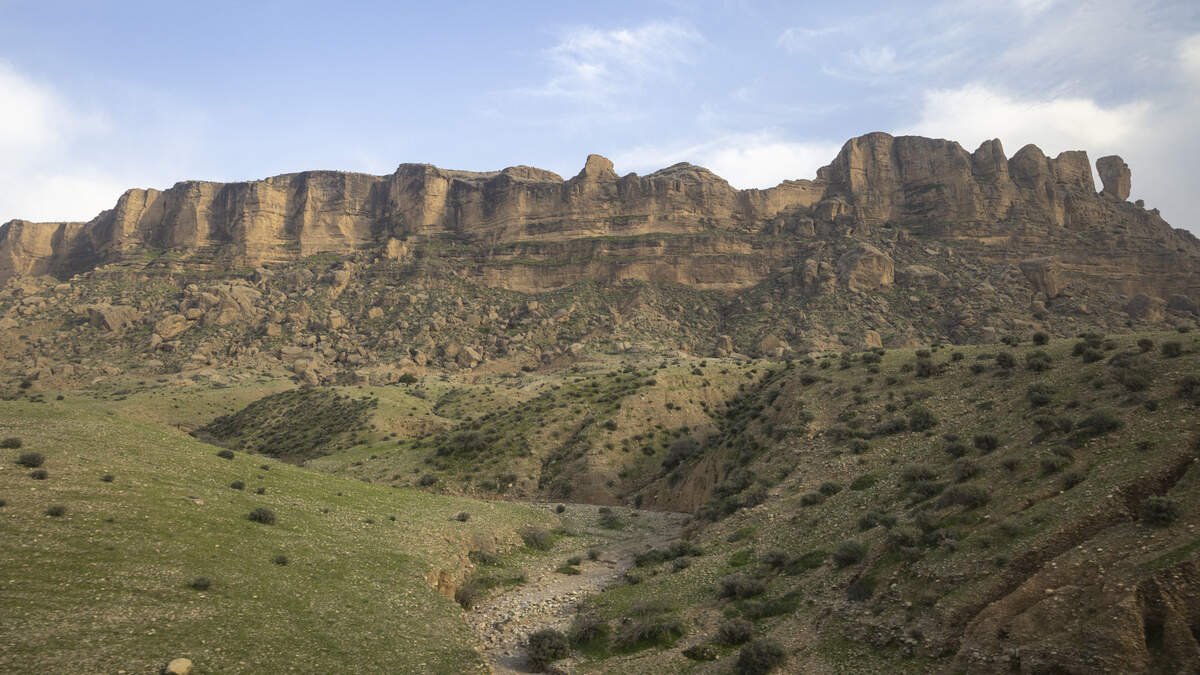 southern iran cliff canyon