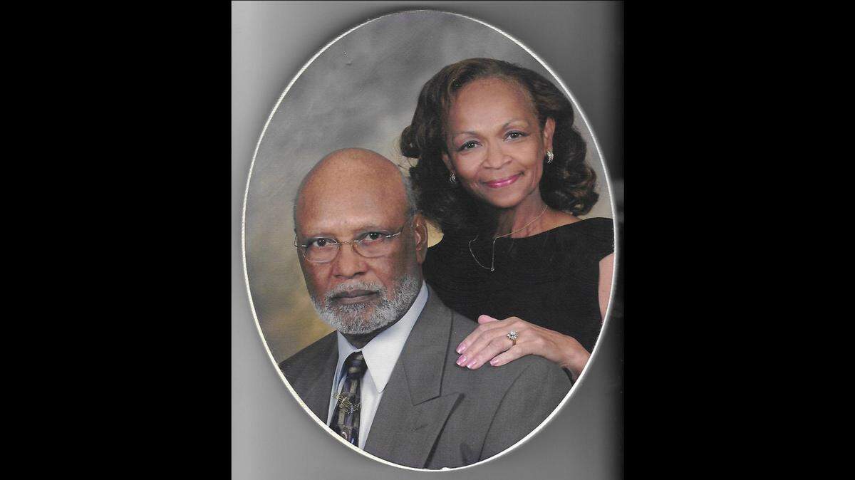 A family portrait of former Miami Police Chief Clarence Dickson and his wife, Gwendolyn Yvonne Green Dickson. She passed on May 28.