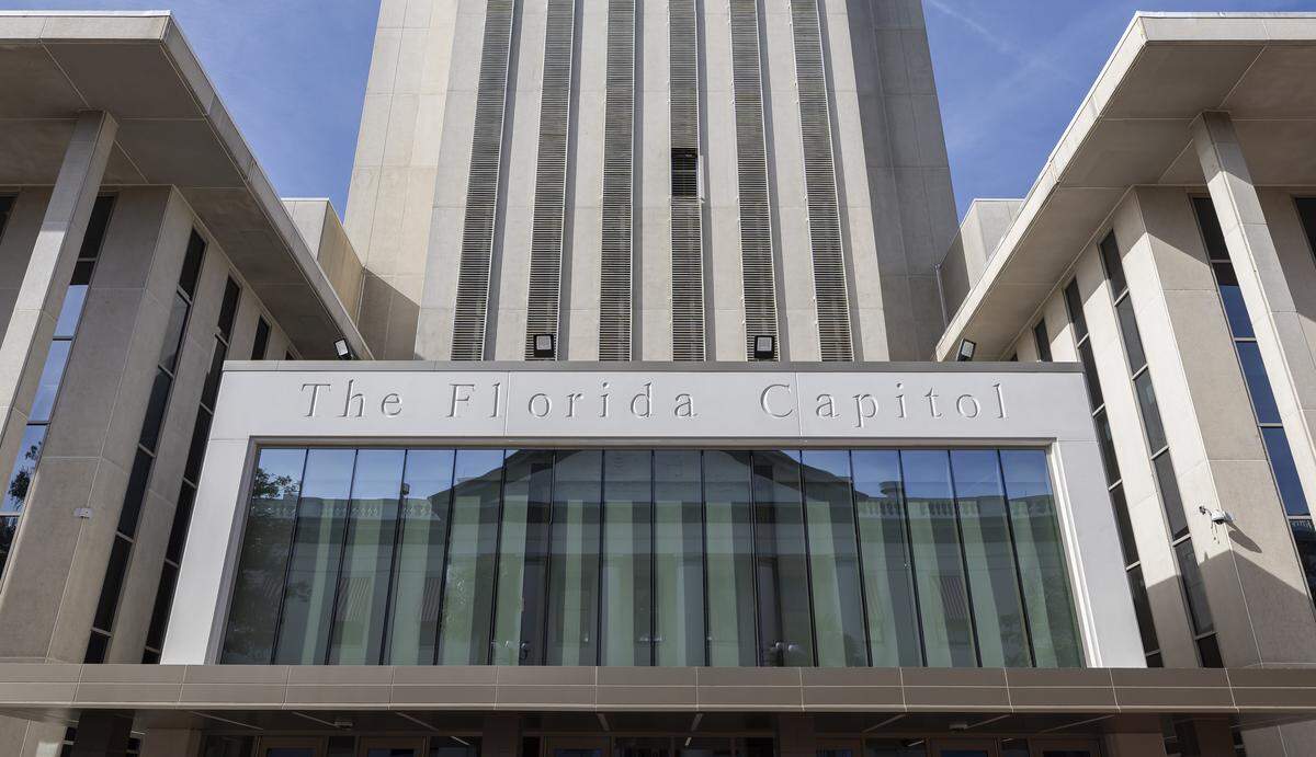 Una vista del Capitolio de Florida, el lunes 12 de enero de 2026 en Tallahassee.