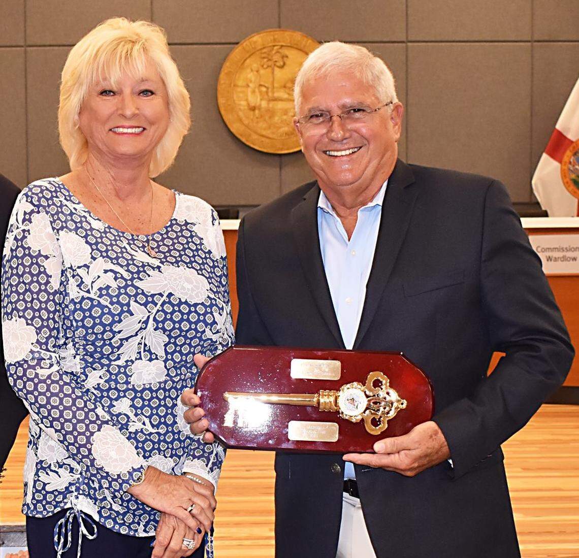 Cheryl Cates and her husband, the former Key West mayor Craig Cates.