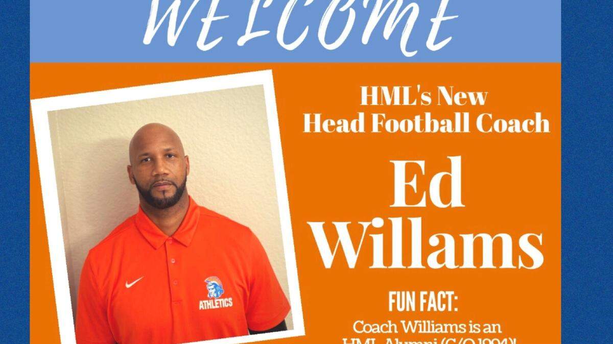 Ed Williams, the head football coach at Hialeah-Miami Lakes High, was arrested on Wednesday over an alleged improper relationship with a 17-year-old girl.