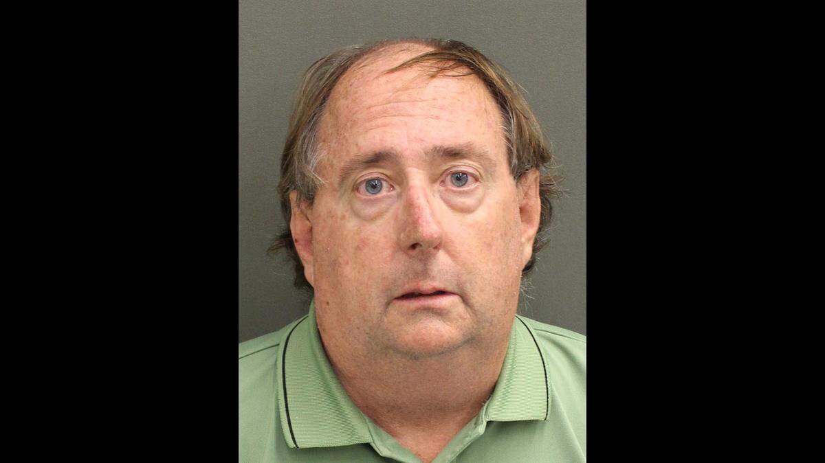 John Utterback in his Orange County mugshot