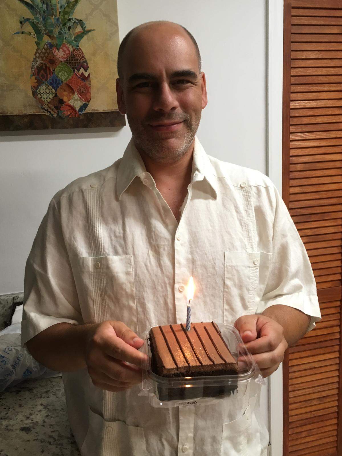 Jaime Humet pictured in October for his birthday.