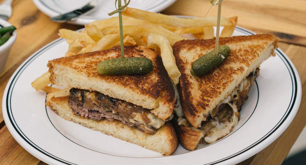 Patty melt at Gregory’s Diner
