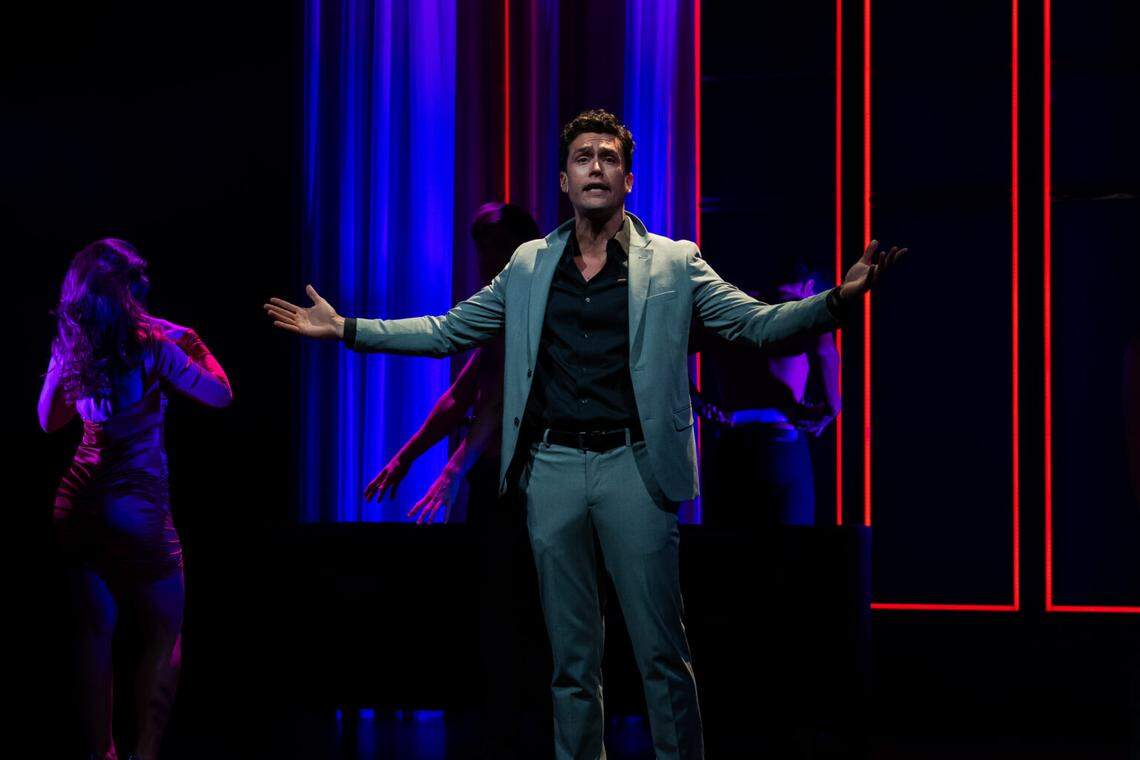 Christian McGaffney plays the title role in Moisés Kaufman’s world premiere stage version of “Las Aventuras de Juan Planchard” at Miami New Drama. 